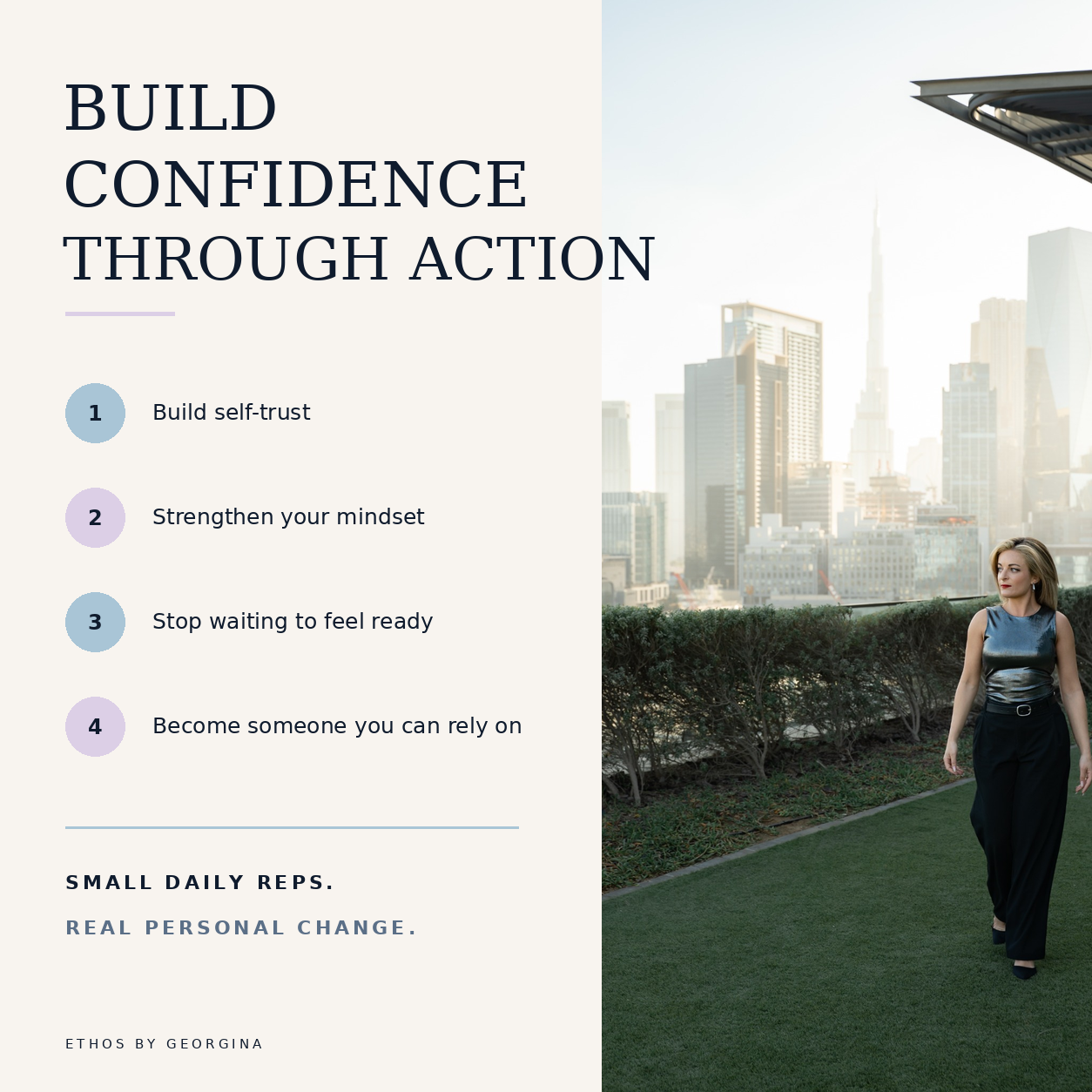 Confidence Challenge benefits: build self-trust and confidence through action