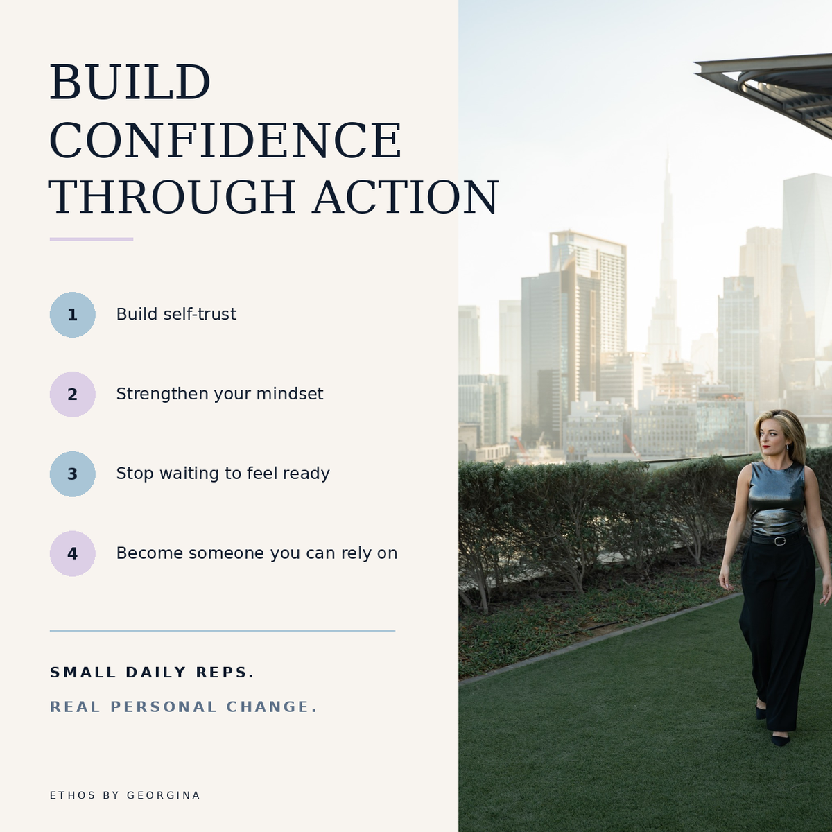 Confidence Challenge benefits: build self-trust and confidence through action