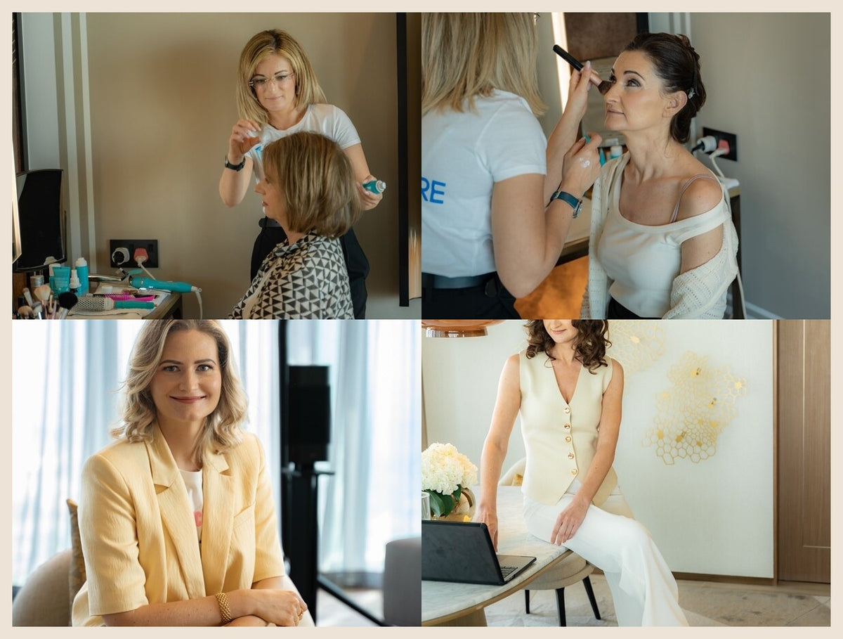 Hair and makeup portfolio from the Rich and Happy businesswomen retreat in Dubai